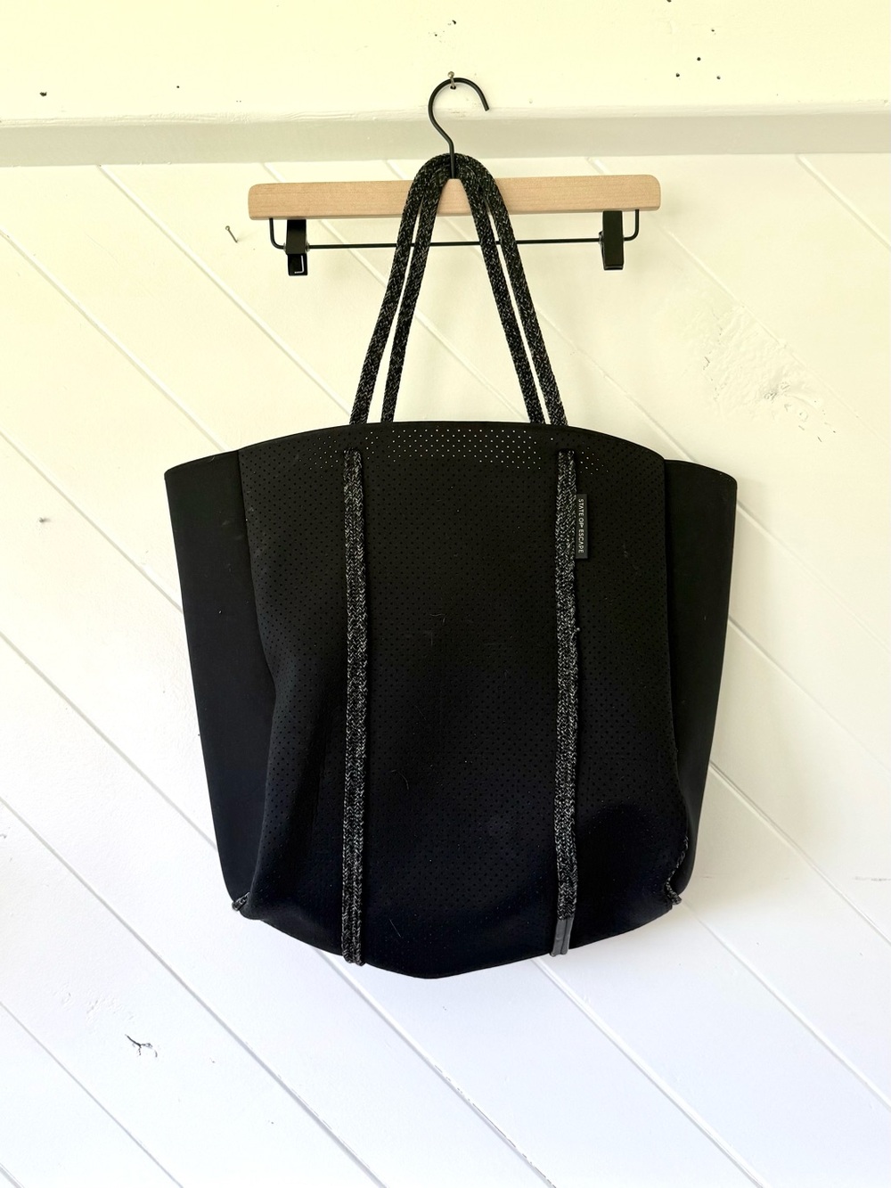 State of Escape neoprene deep tote bag